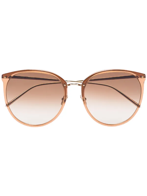 linda farrow gold plated sunglasses