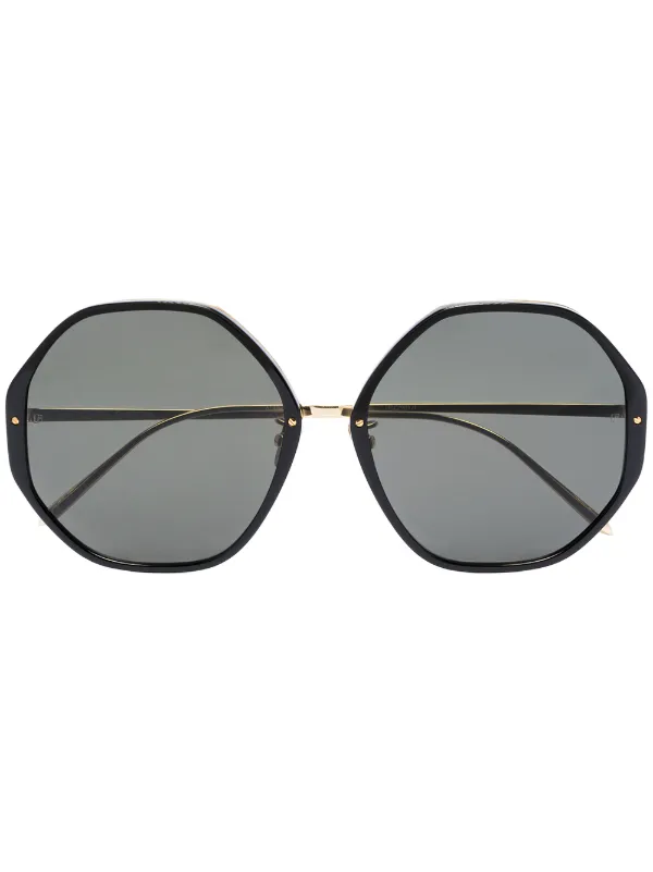 linda farrow gold plated sunglasses
