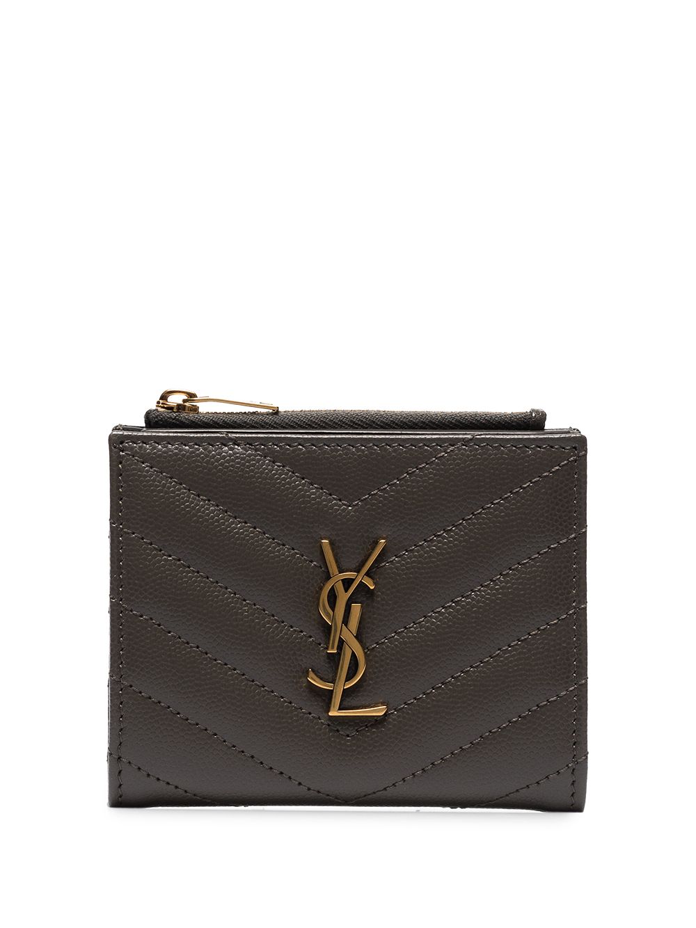 Saint Laurent Monogram Zip Wallet - Farfetch