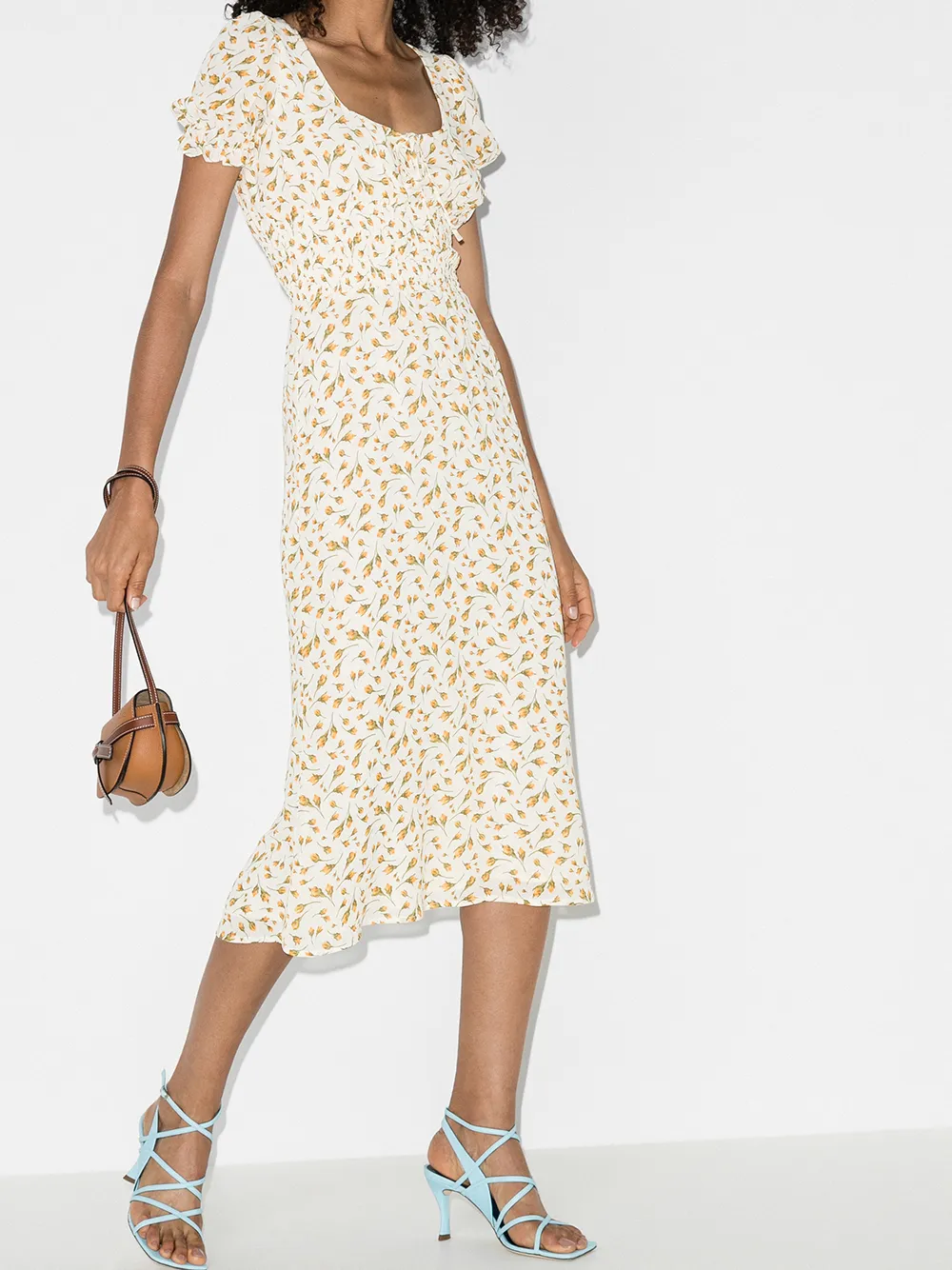 reformation square neck dress
