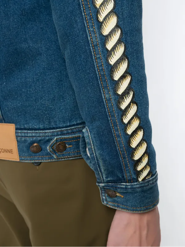 jaqueta jeans com la