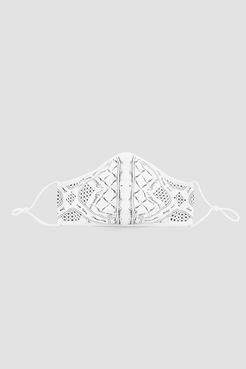 The Protector Mask-white #0 The Protector Mask, WHITE Natural (Veg)->Cotton Live Free The Protector Mask from 3.1 Phillip Lim. - 0