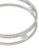 Miu Miu logo double bangle bracelet