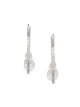 Image 1 of Miu Miu pearl embellished hoop earrings