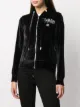 Philipp Plein velvet Teddy sweatjacket
