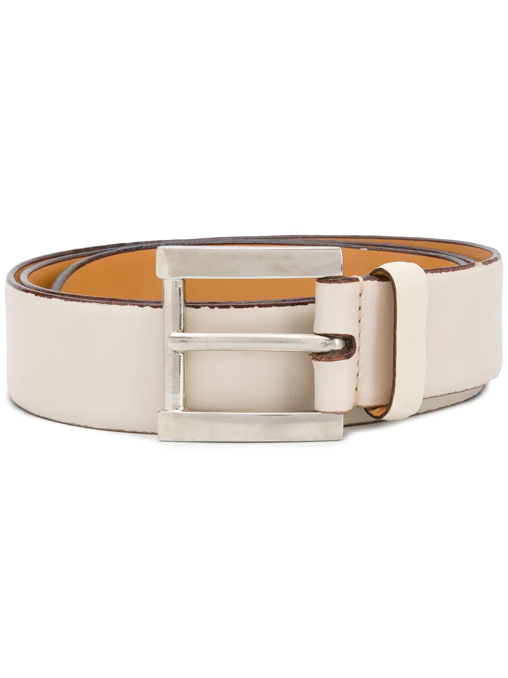 

Gianfranco Ferré Pre-Owned 2000s square buckle belt - Neutrals