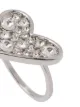 Miu Miu micro jewel heart ring