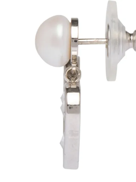 Miu Miu Micro Jewel Heart Earrings Farfetch