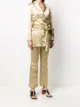 L'Autre Chose metallic-finish belted jacket