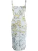 Image 1 of Versace Jeans Couture printed denim dress