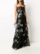 Image 2 of Valentino Pre-Owned 2012 embroidered evening dress