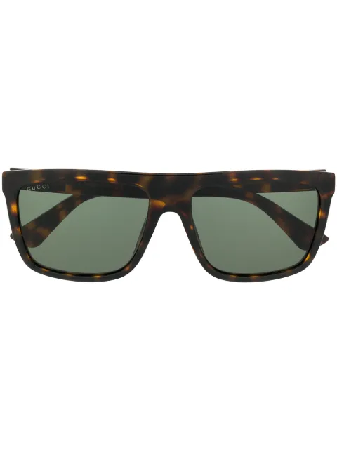 Gucci Eyewear oversize solbriller med firkantet stel