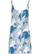 Image 1 of Reformation Puglia flamingo-print mini dress