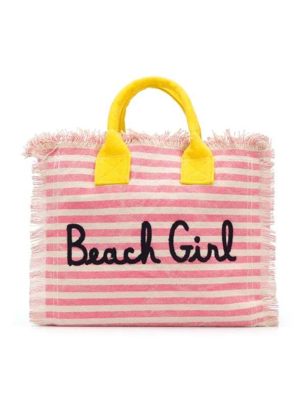 embroidered beach bag