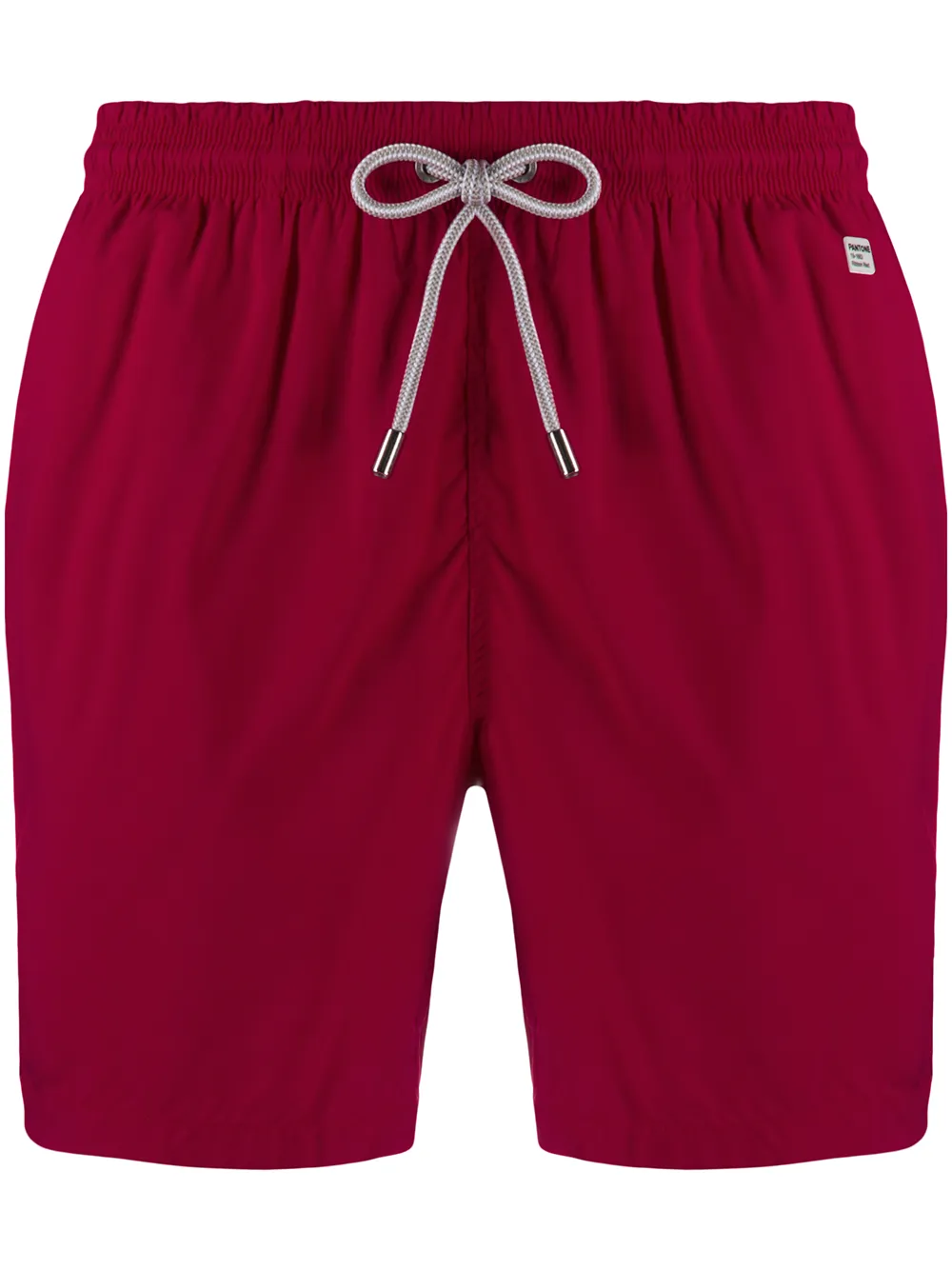 

MC2 Saint Barth logo patch swim shorts - Rojo