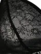 Off-White floral lace logo bra