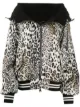 Image 1 of Ermanno Scervino leopard print bomber jacket
