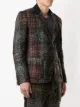 À La Garçonne fringed tweed blazer