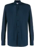 Mazzarelli French collar tailored shirt - Blue
