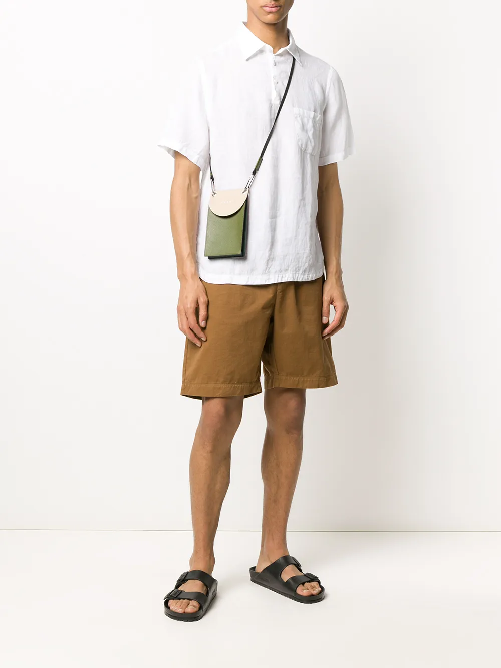 Costumein Linnen poloshirt - Wit