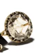 Brumani aretes en oro amarillo de 18kt con diamantes y cuarzo