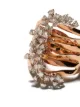 Brumani 18kt rose gold layered diamond ring