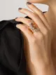 Image 2 of Brumani 18kt rose gold layered diamond ring