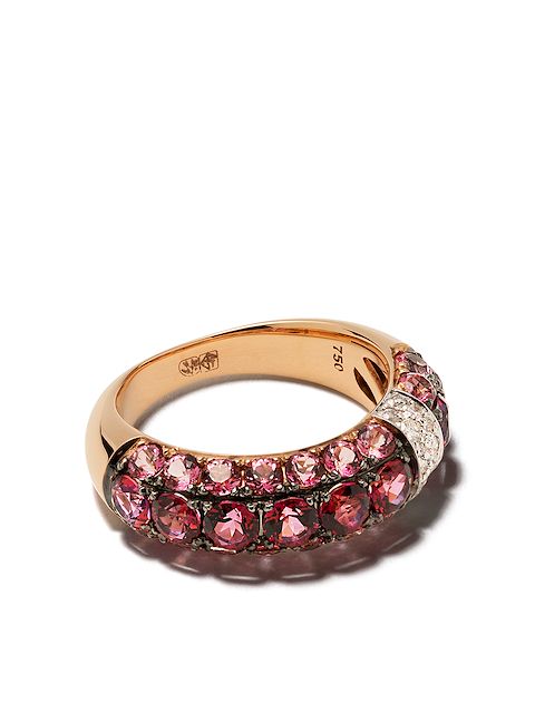 Brumani 18kt Goldring mit Diamanten