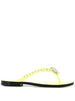 studded flip flops