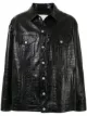 Image 1 of 1017 ALYX 9SM crocodile-effect embossed leather jacket