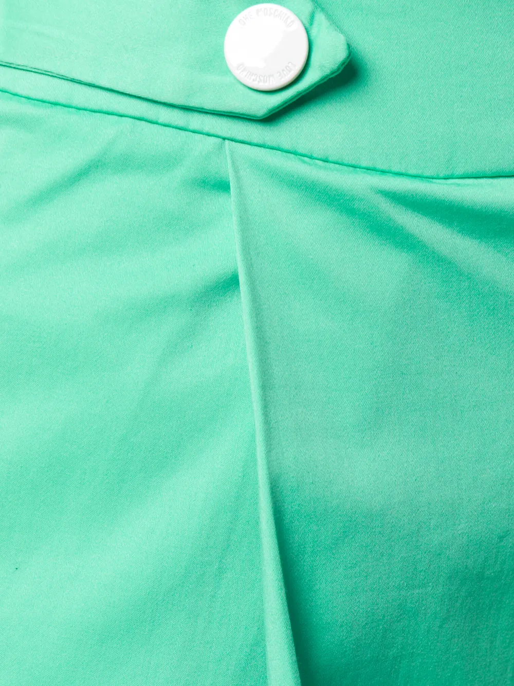 Love Moschino Broek met toelopende pijpen Groen