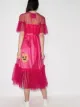 Viktor & Rolf tulle emoji midi dress