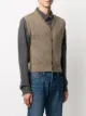 Dsquared2 sleeveless knitted caridgan