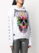 Philipp Plein floral rock star hoodie