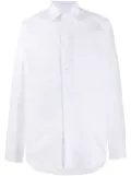 Canali button-up cotton shirt - White