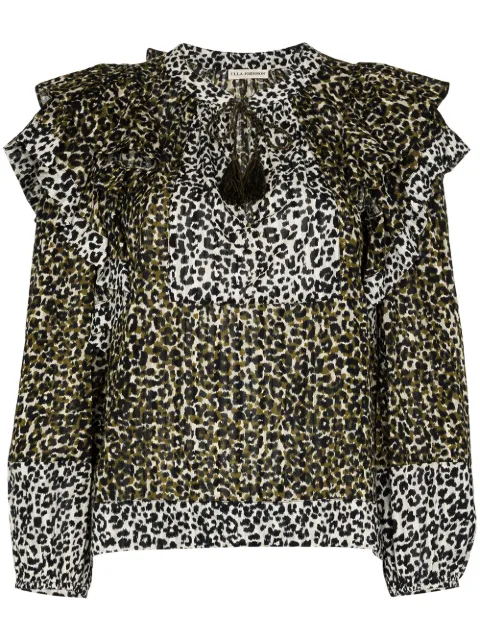Ulla Johnson Carissa Leopard Print 