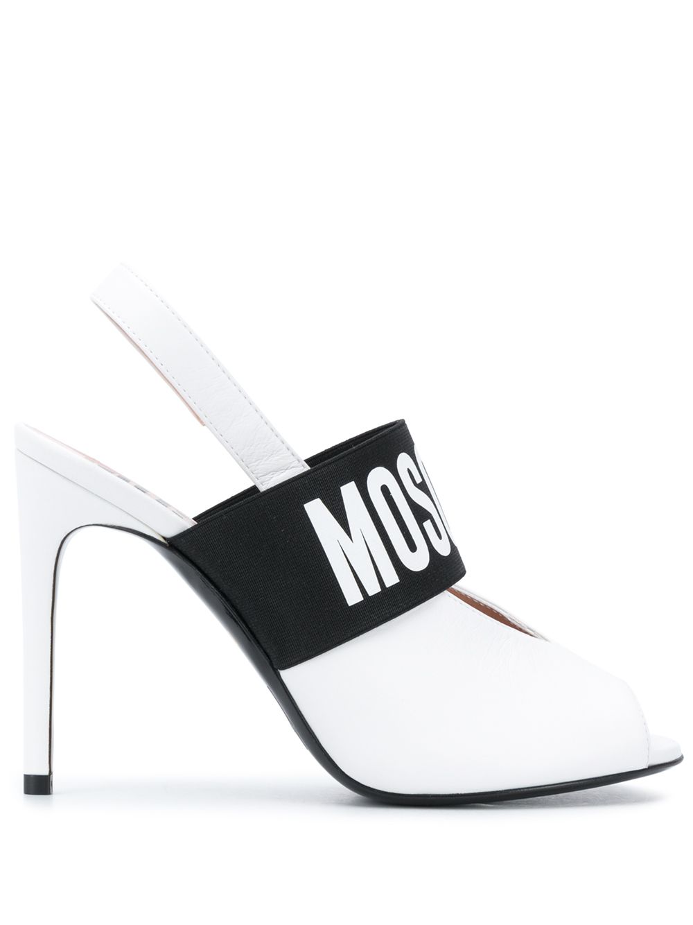 фото Moschino туфли с ремешком и логотипом