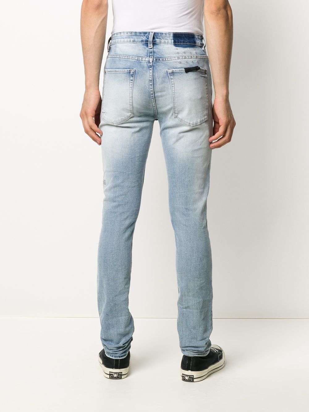 фото Ksubi faded slim fit jeans