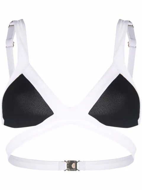 Agent Provocateur two-tone bikini top