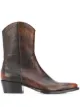 Image 1 of Dsquared2 distressed-effect flat boots