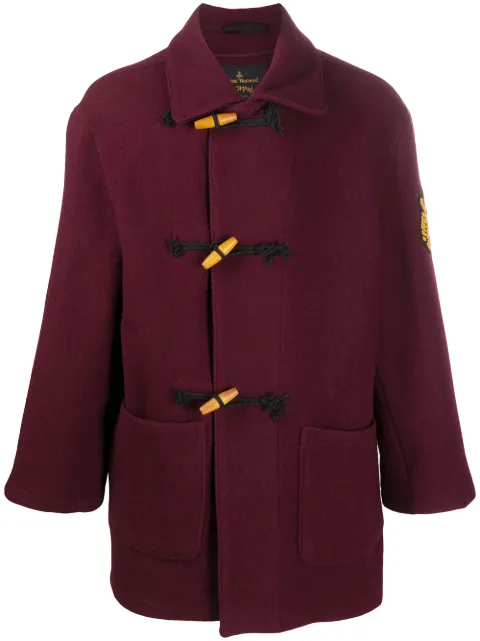 Vivienne Westwood Anglomania معطف سميك بشارة شعار الماركة