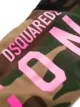 Dsquared2 camouflage print bikini top