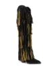 Image 2 of Dsquared2 fringed knee length boots