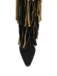 Dsquared2 fringed knee length boots