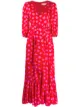Image 1 of Borgo De Nor Ariel polka-dot print tie waist dress