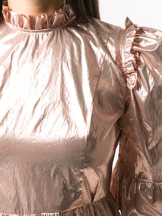 lame metallic short dress展示图