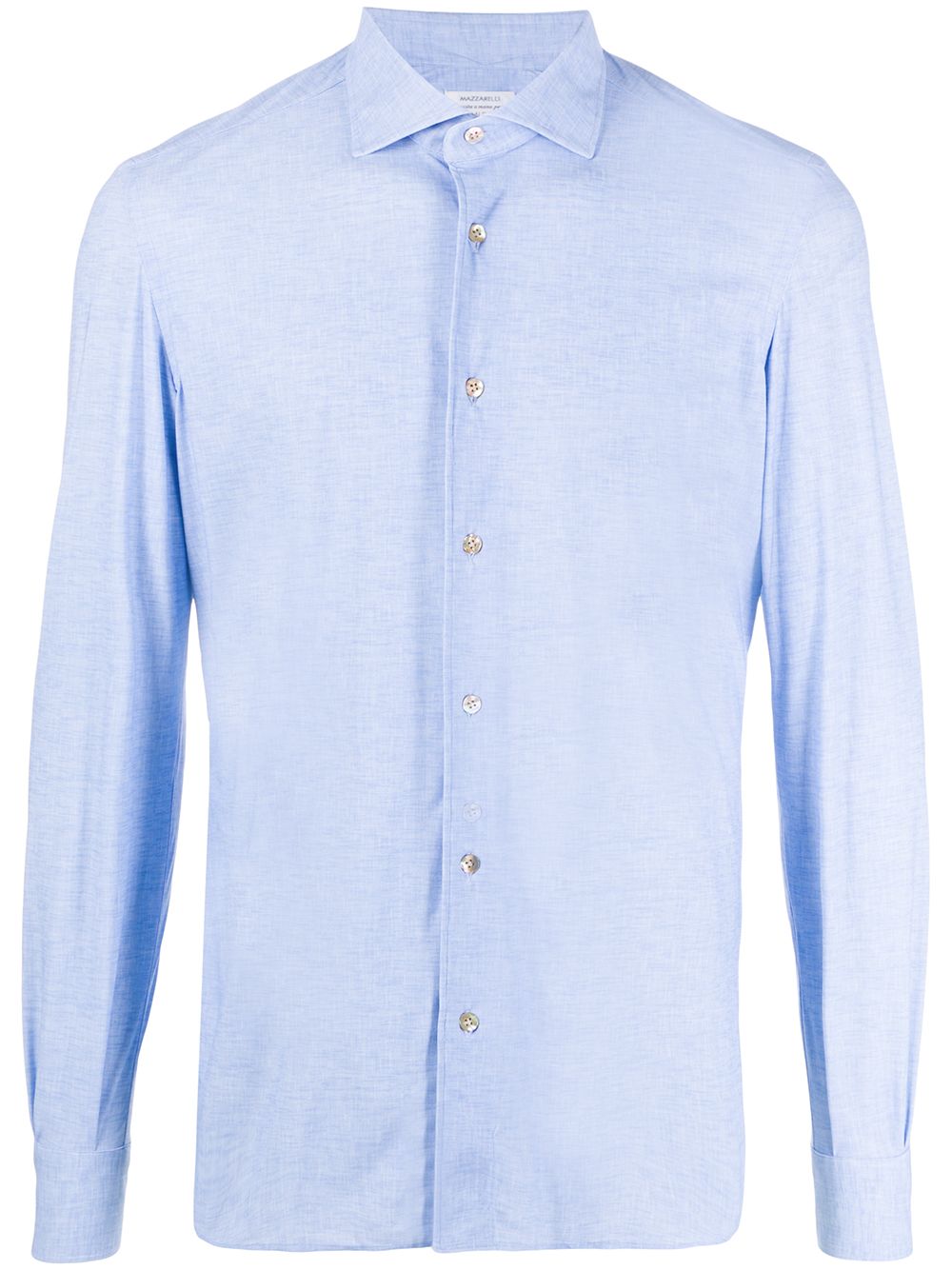 фото Mazzarelli plain buttoned shirt