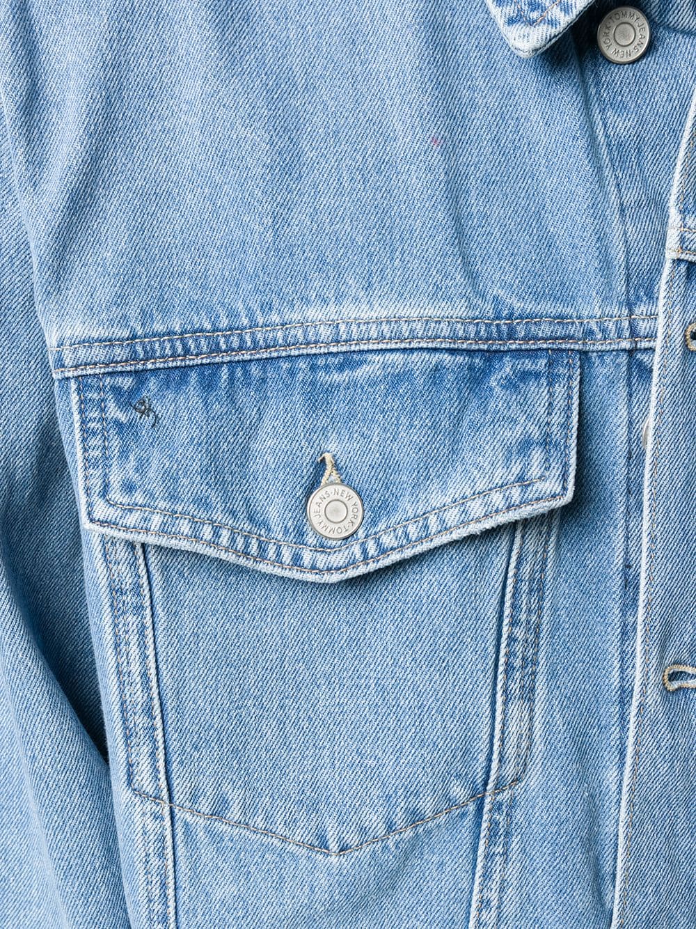 фото Tommy jeans джинсовая куртка с логотипом