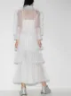 Viktor & Rolf tulle ruffled shirt dress