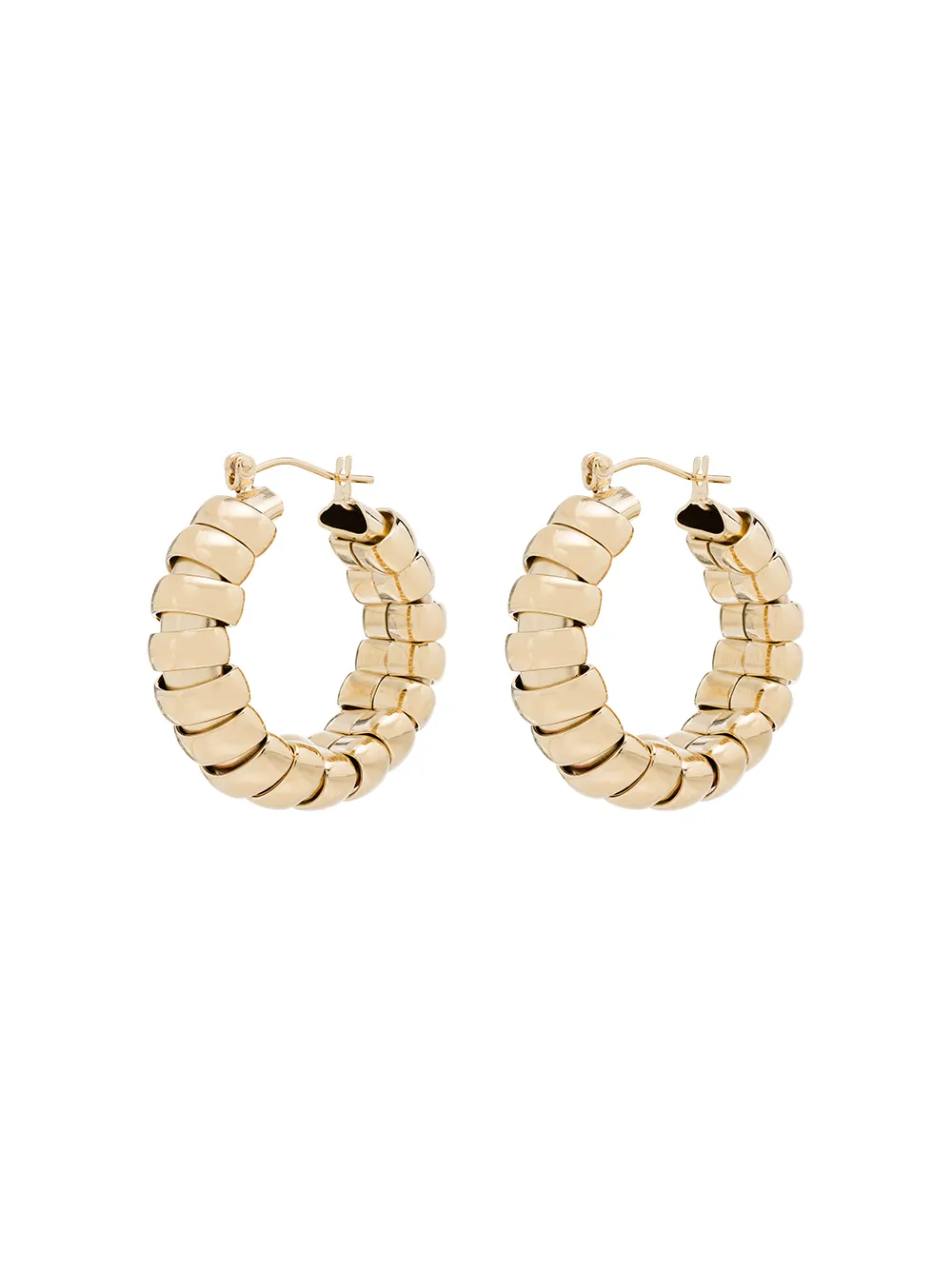 

Laura Lombardi 14kt gold-plated Camilla hoop earrings